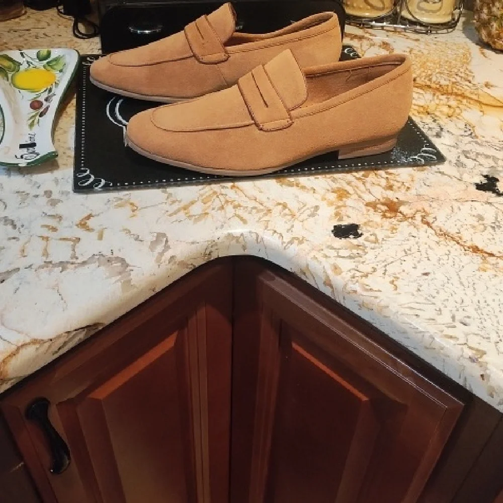 Kenneth Cole Brown Suede Men's Slip-Ons